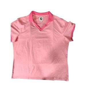 FootJoy Men's XL Pink Performance‎ Athletic Golf Polo